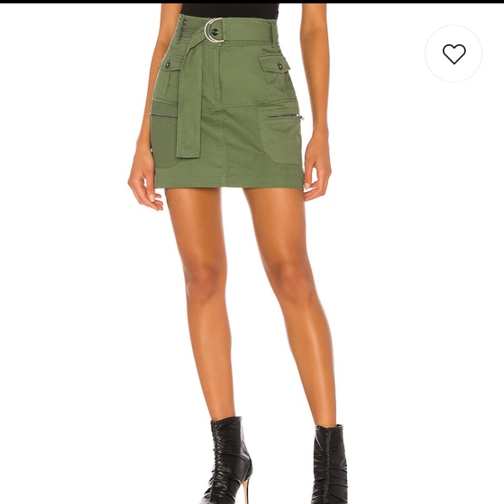 Kendall + Kylie Farrah Twill skirt